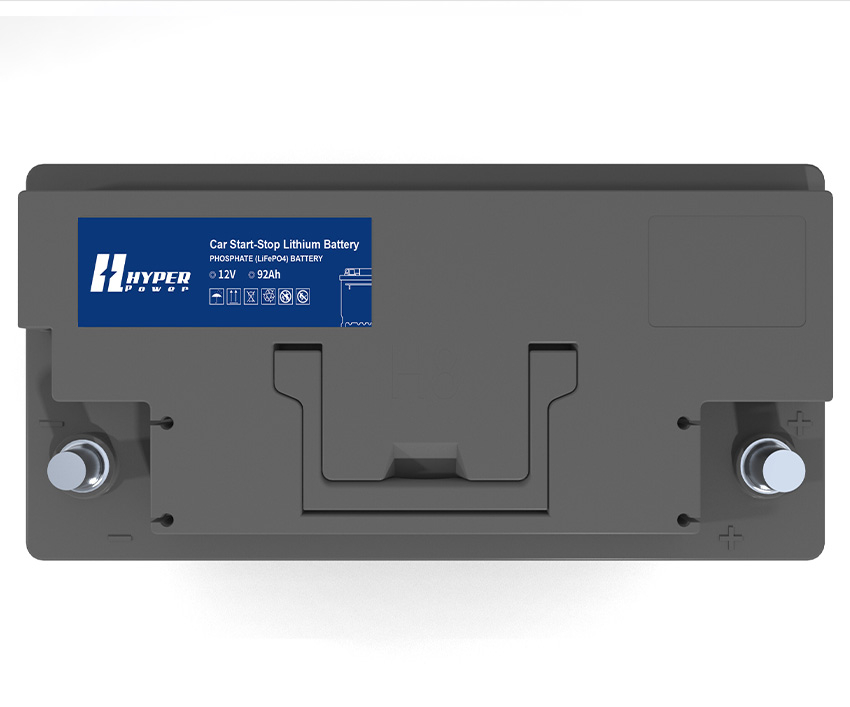 12V 92AH Car Start Stop Lithium Battery