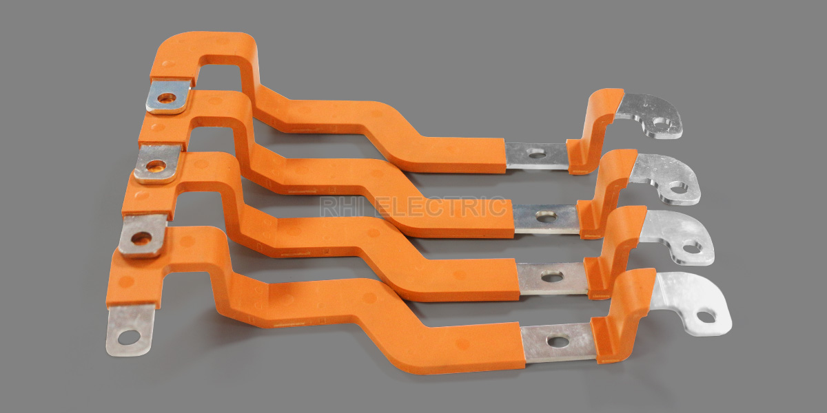 Battery Busbars, Overmolded Insulated Copper Busbar Connectors