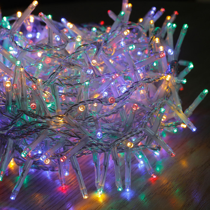 V3灯串透明线彩光