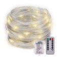 Warm White Rope Lights Transparent Wire