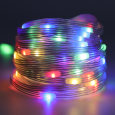Multicolor Rope Lights Transparent Wire