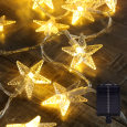 Solar Warm White Lights Stars
