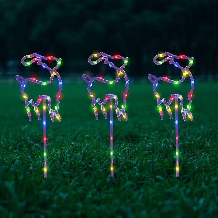 彩光小鹿地插灯3