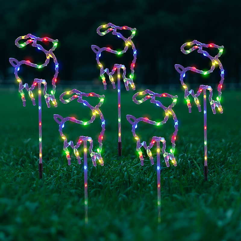 彩光小鹿地插灯5