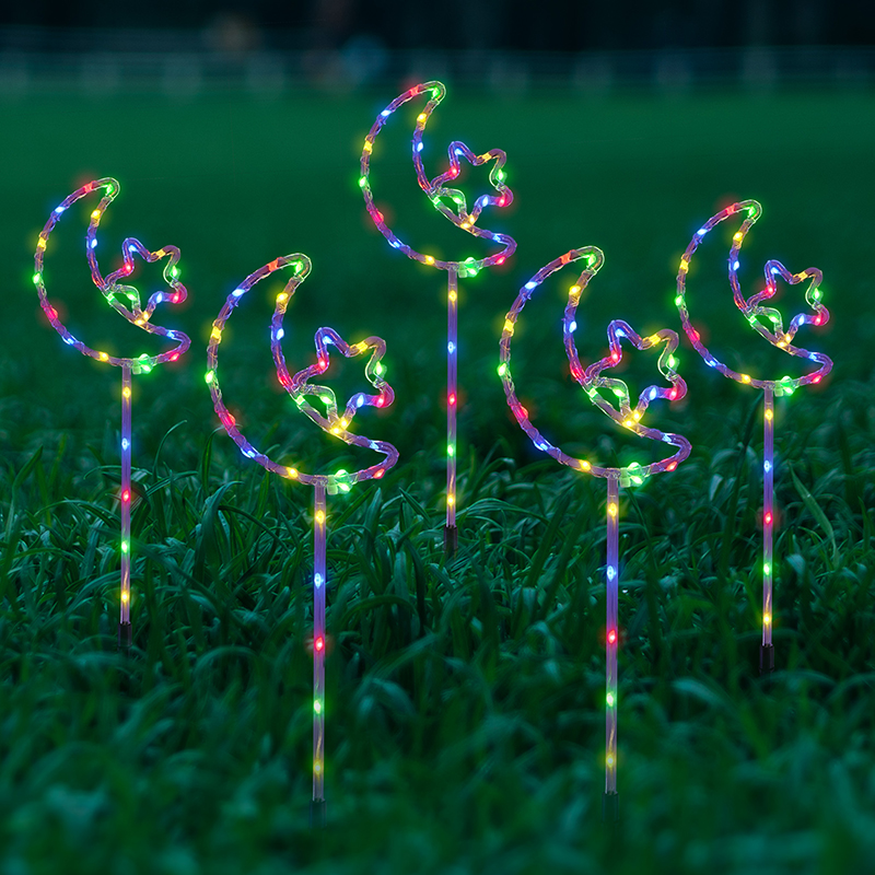 彩光月亮星星灯5