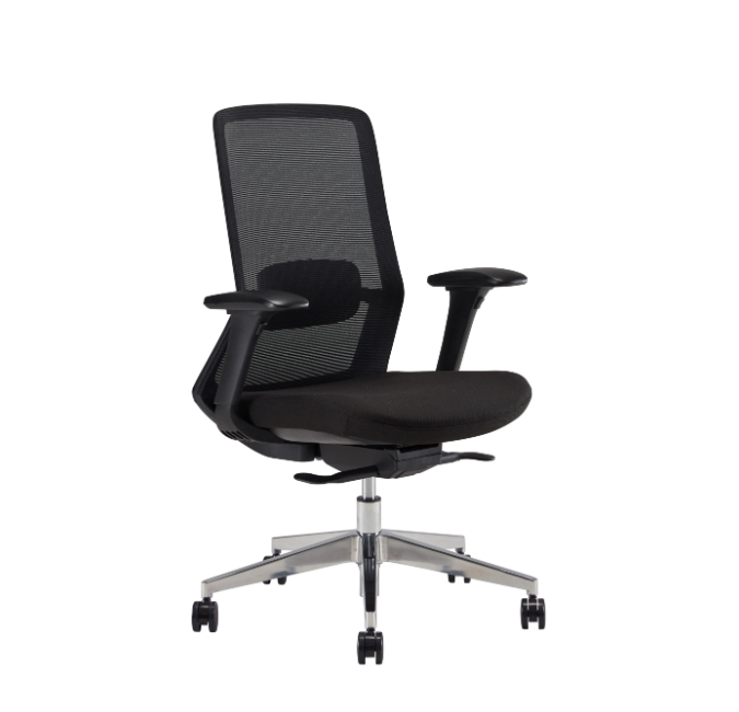 Middle Back Black Mesh Ergonomic Office Chair