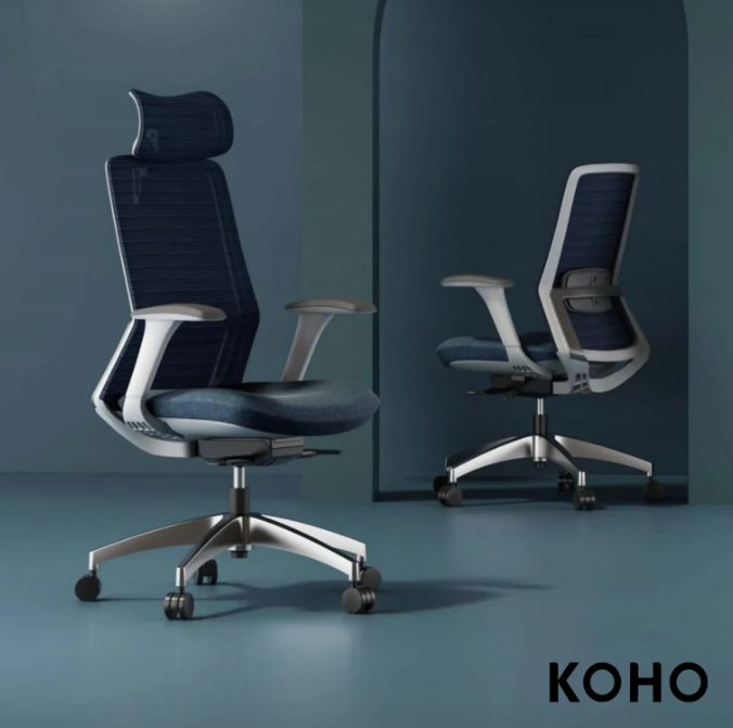 Commercial Ergonomic Office Chair with Headrest