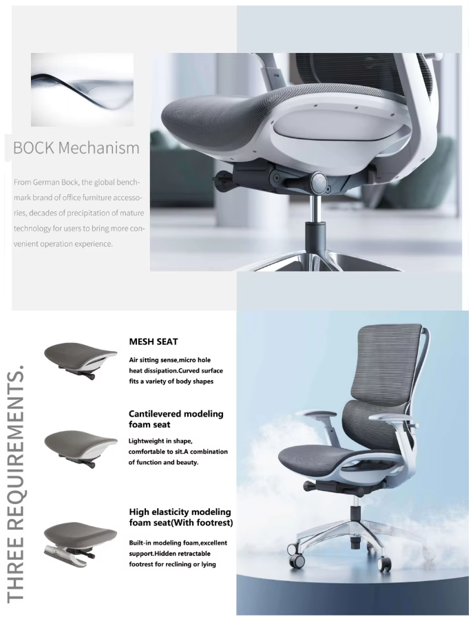 Ergonomic Mesh Executive Chair With Headrest​