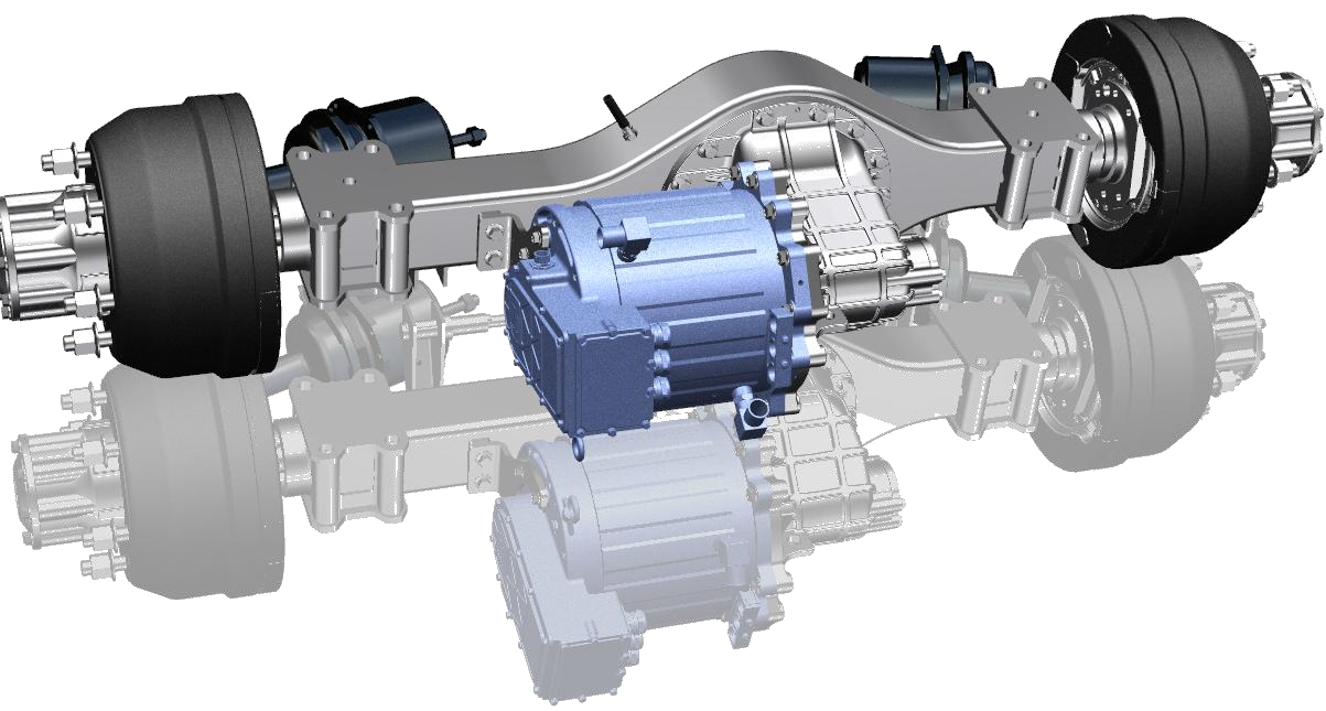 4.5T rear e-axle for light truck