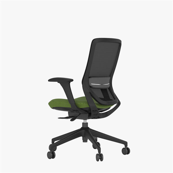 Use of mesh office chair with arms