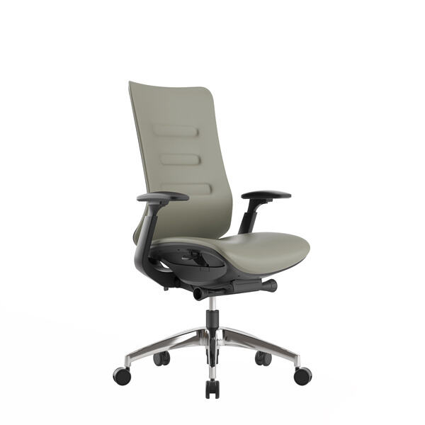 Innovation in padded leather office chair