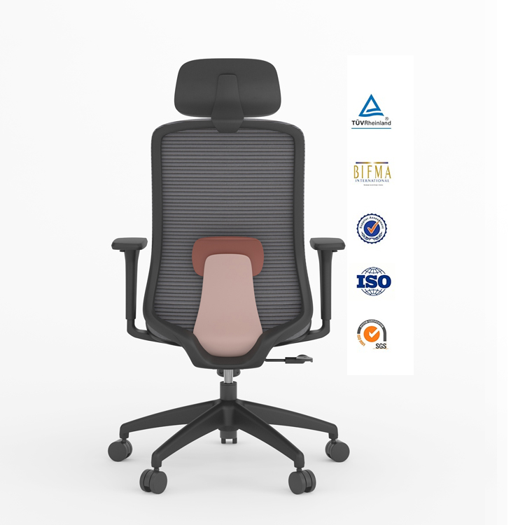 Office Mesh Chair with Headrest high back