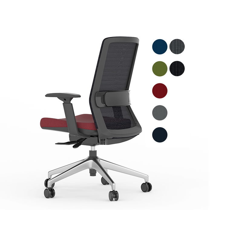 Self Adjustable Mechanism Middle Mesh Back Office Chair