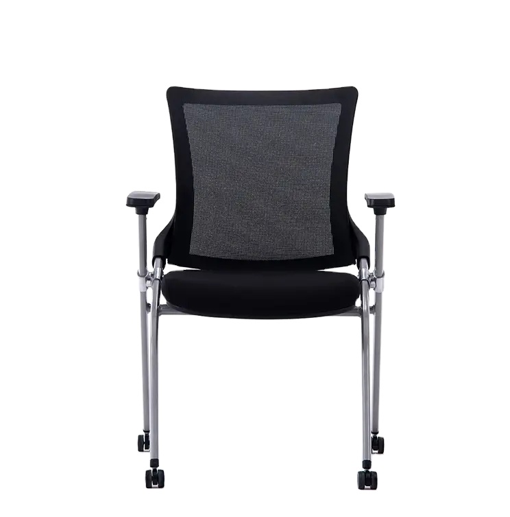 Office Chair Simple Mesh Folding Office Chair With Wheels