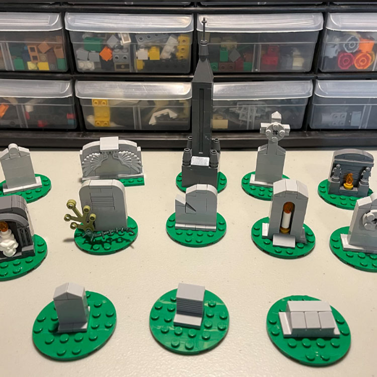 Tombstones  Graves