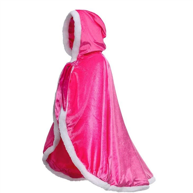 Christmas Costumes Cape Velvet Hooded30561192975