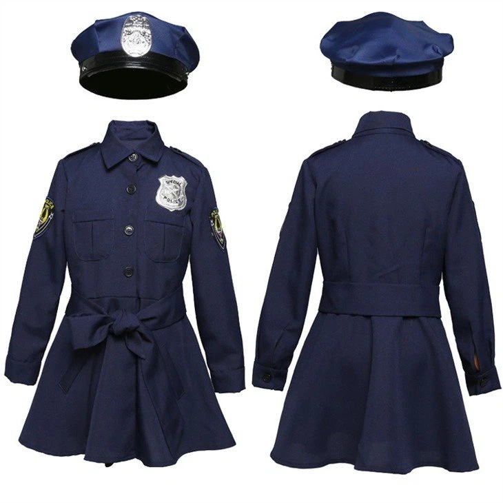 Kids Dress Up Cosplay Police Costume28246681007