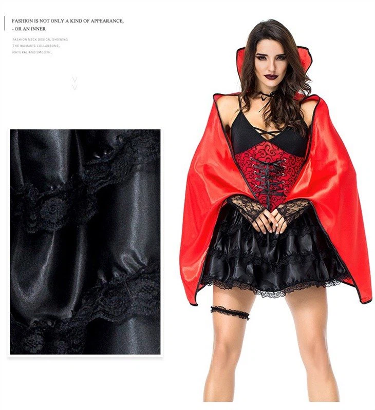 Sexy Vampire Halloween Costume10365602310