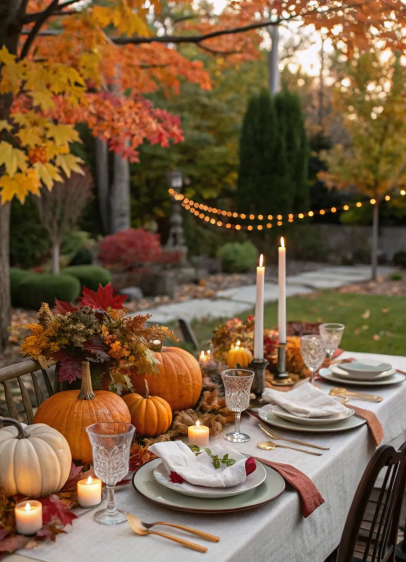 party decoration kits thanksgiving decorations table