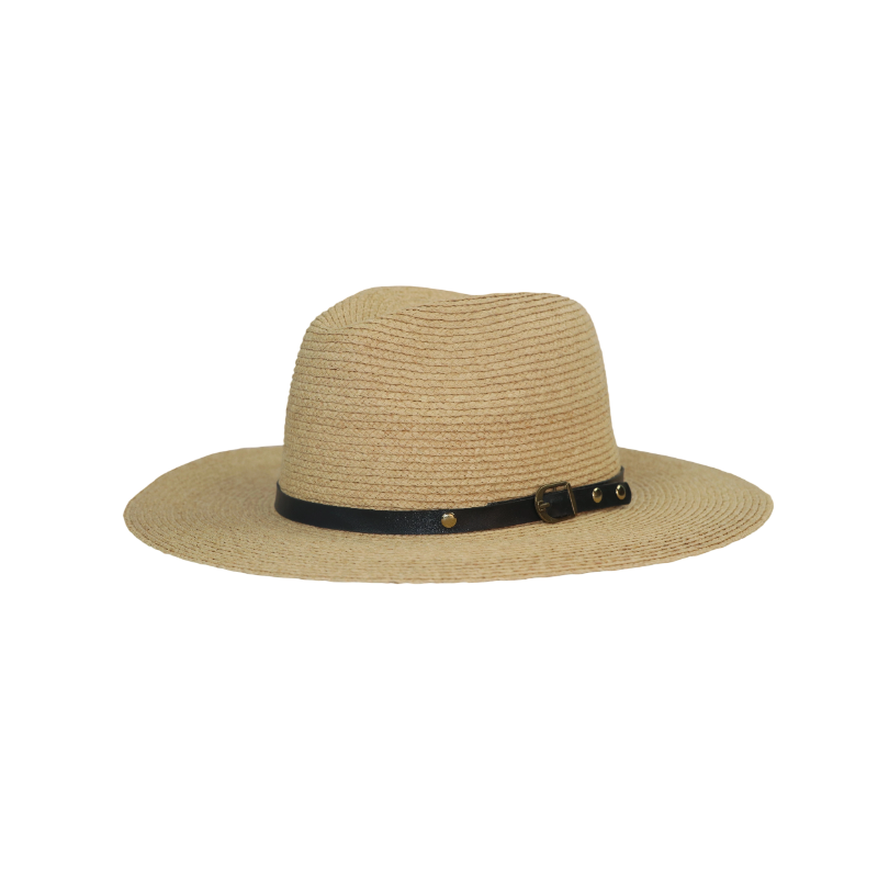 Trendy summer straw fedora fashionable British style jazz hat
