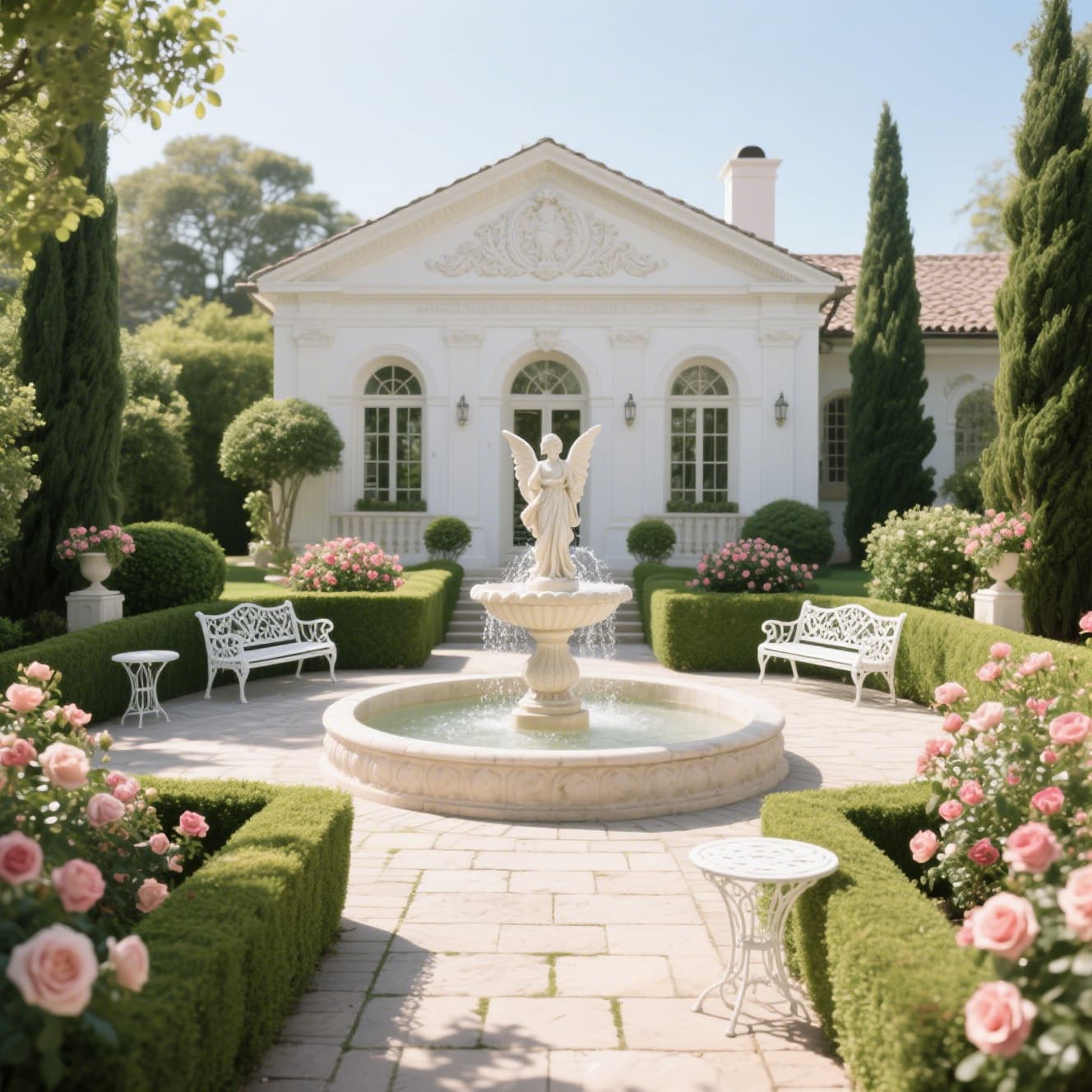 Professional Courtyard Feng Shui Design Nature-Residence Energy Connection Family Fortune Enhancement