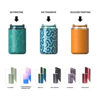 Stainless Steel Travel Mug with Carry Handle Lid